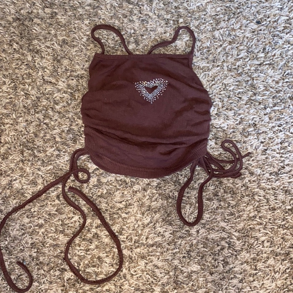 Cropped bling top